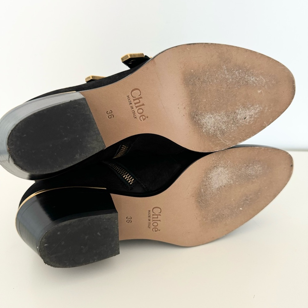 Chloe Susanna Nubuck Ankle Boots 36 - Picture 4 of 10